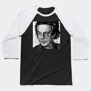 ALAN WATTS - ink portrait .2 Baseball T-Shirt